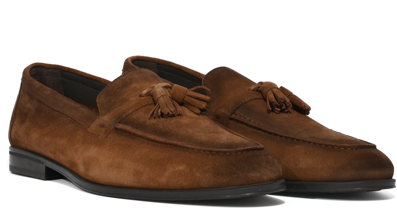 Doucal's Flat Shoes Snuf+F.Do T.Moro Bruin
