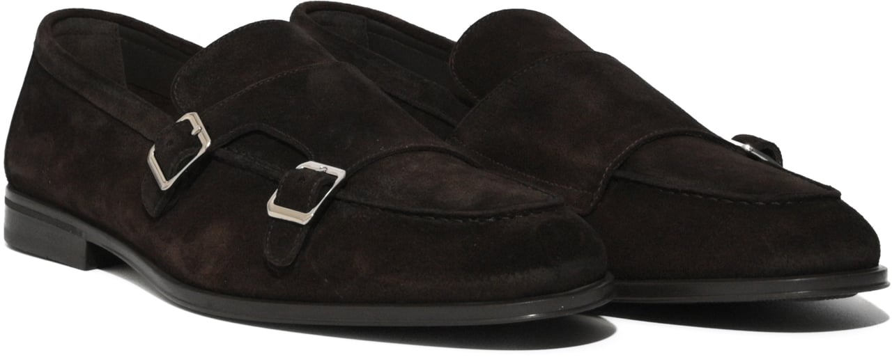 Doucal's Flat Shoes Terre+F.Do T.Moro Zwart