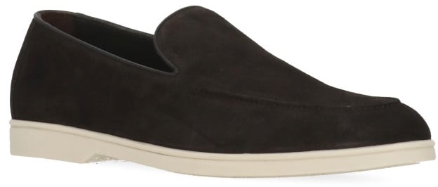 Doucal's Flat Shoes Brown Bruin