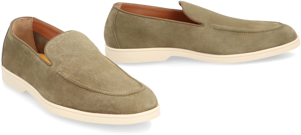 Doucal's Suede loafers Groen