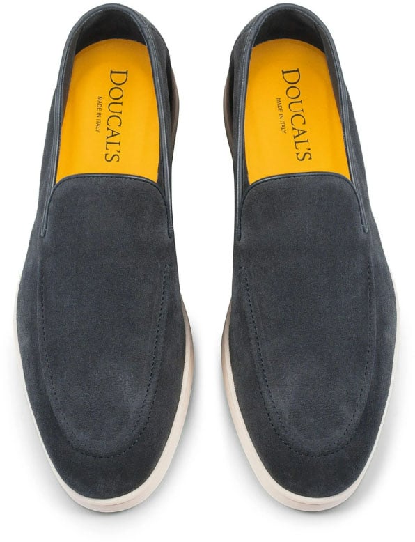 Doucal's Flat Shoes Blue Navy