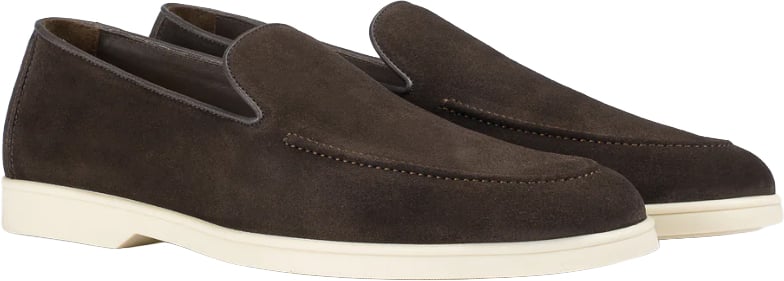 Doucal's Flat Shoes Brown Bruin