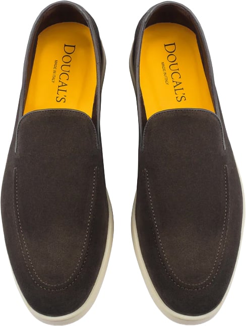 Doucal's Flat Shoes Brown Bruin