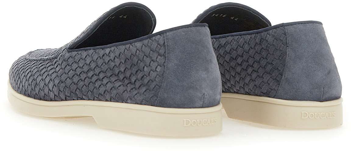 Doucal's Flat Shoes Blue Blauw