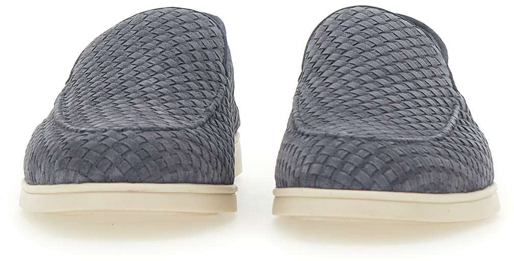 Doucal's Flat Shoes Blue Blauw