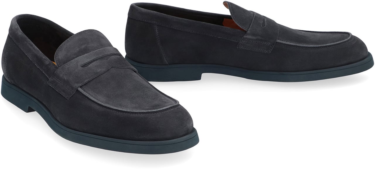 Doucal's Suede loafers Blauw