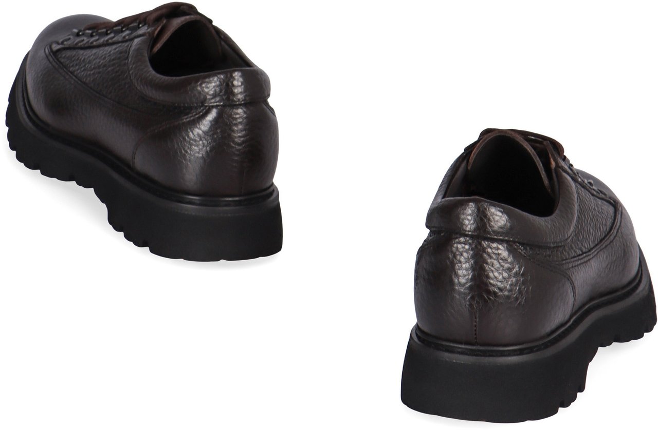 Doucal's Leather lace-up shoes Bruin