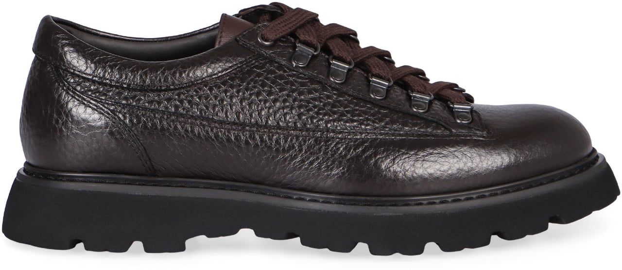 Doucal's Leather lace-up shoes Bruin