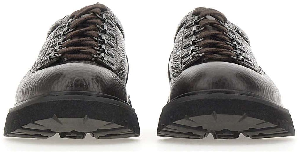 Doucal's Flat Shoes Brown Bruin