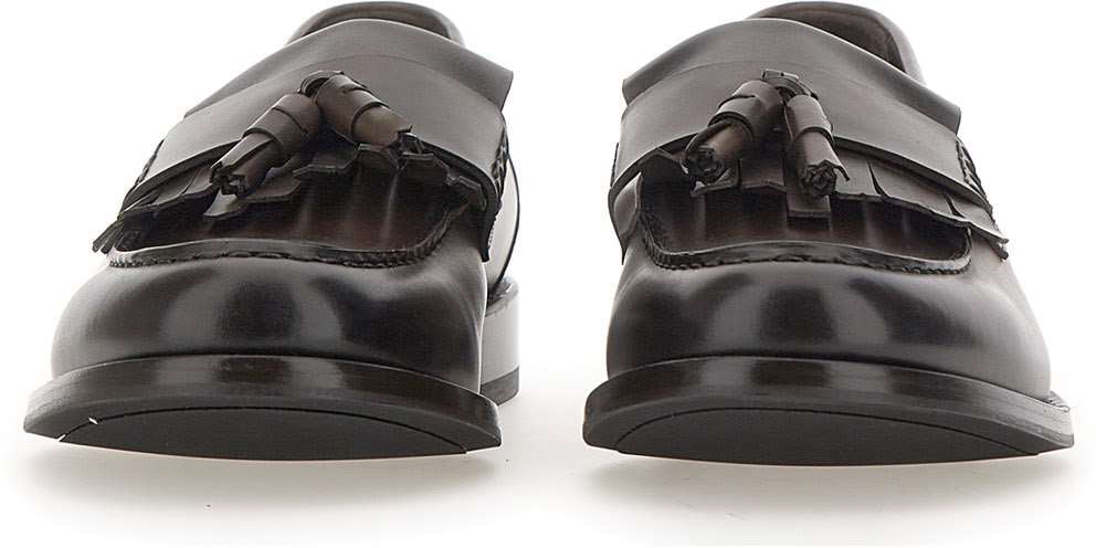 Doucal's Flat Shoes Brown Bruin