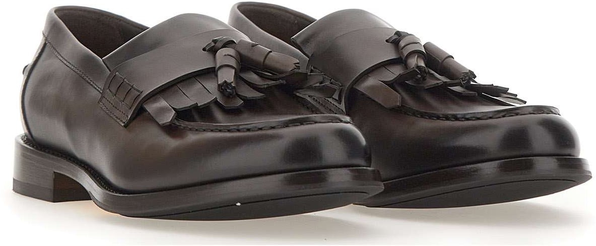 Doucal's Flat Shoes Brown Bruin