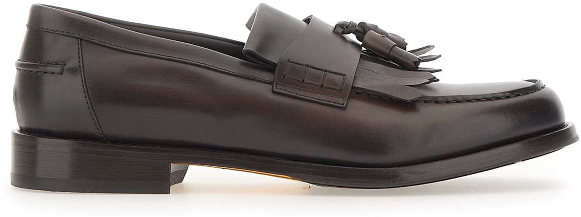 Doucal's Flat Shoes Brown Bruin