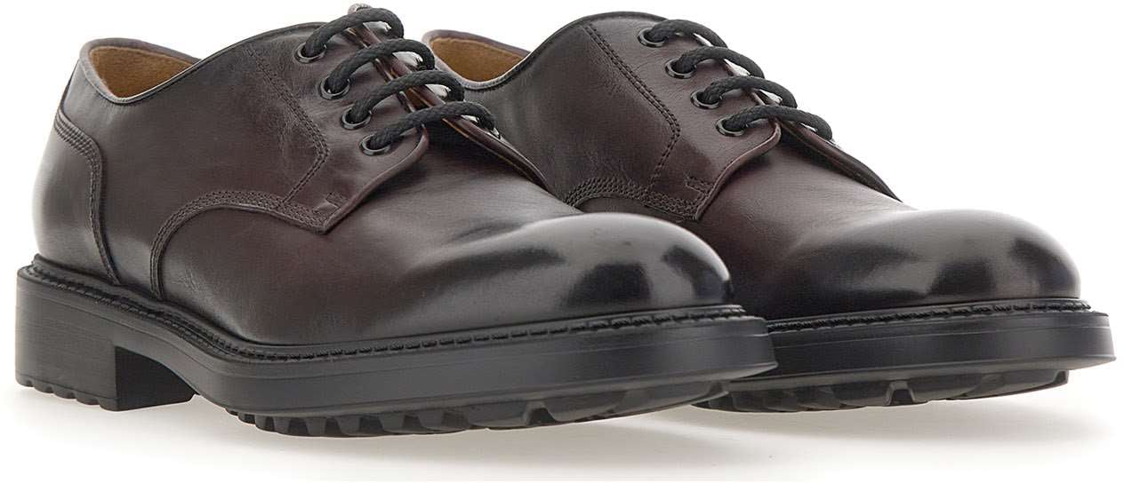 Doucal's Flat Shoes Red Rood