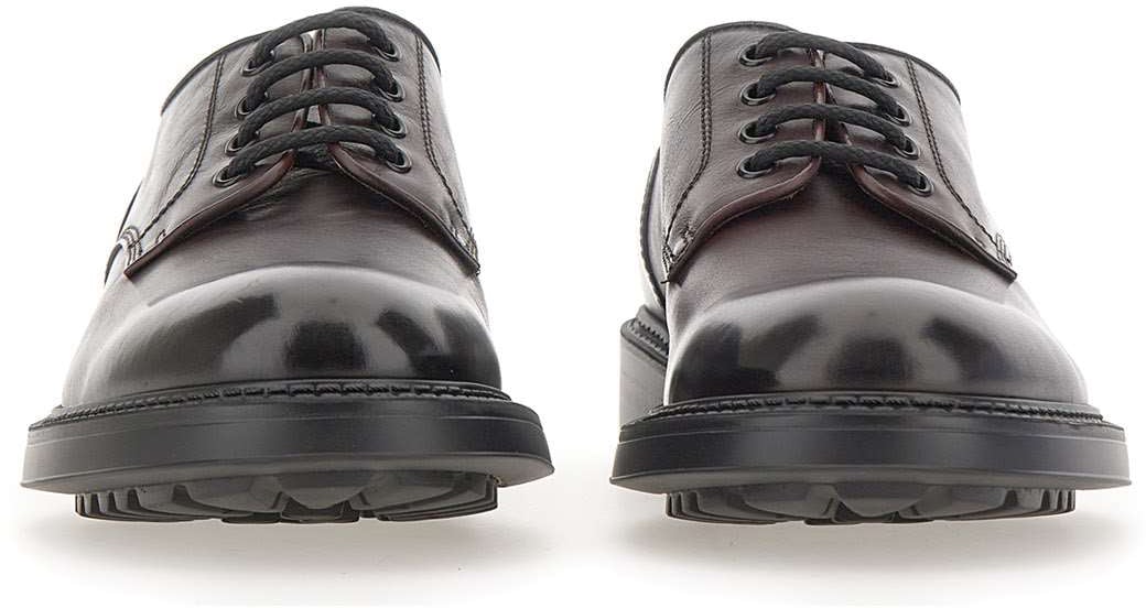 Doucal's Flat Shoes Red Rood