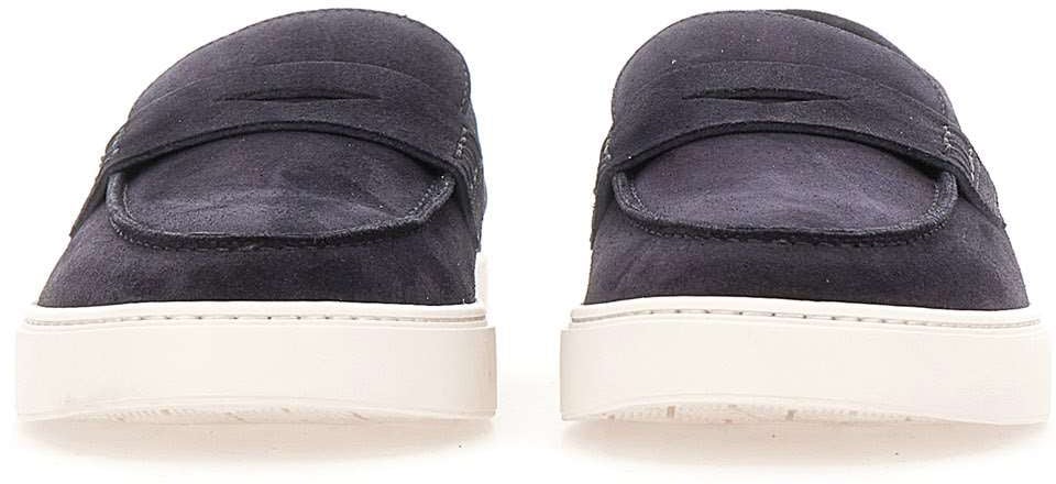 Doucal's Flat Shoes Blue Blauw