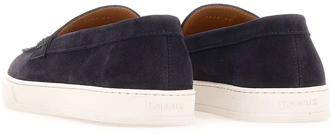 Doucal's Flat Shoes Blue Navy