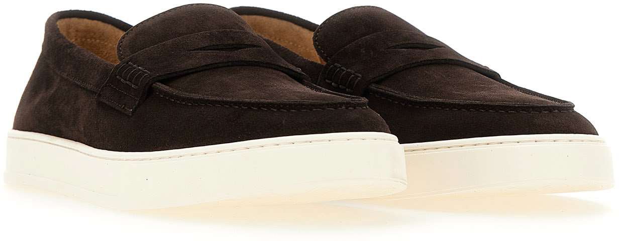 Doucal's Flat Shoes Brown Bruin
