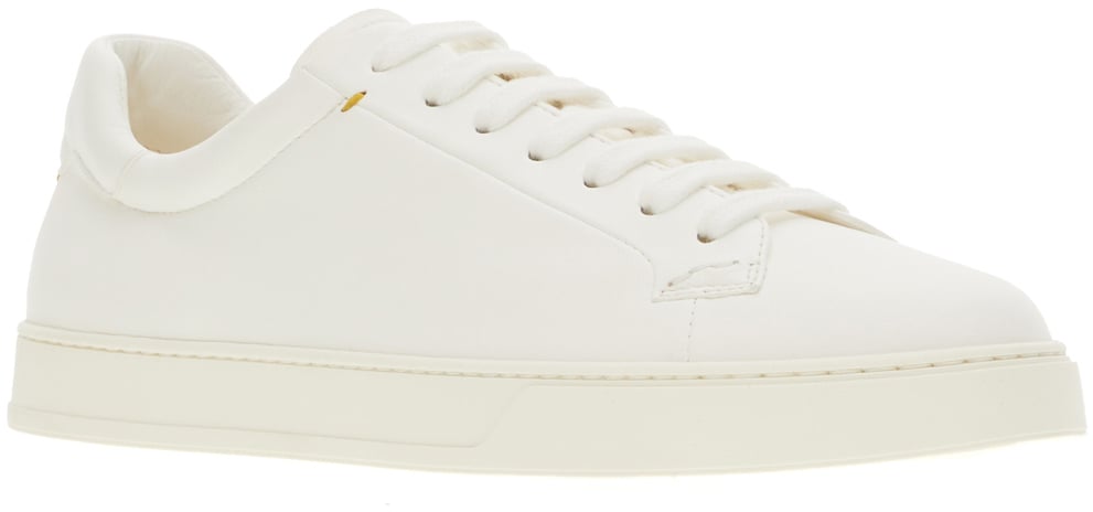 Doucal's Doucal's White leather sneakers Wit