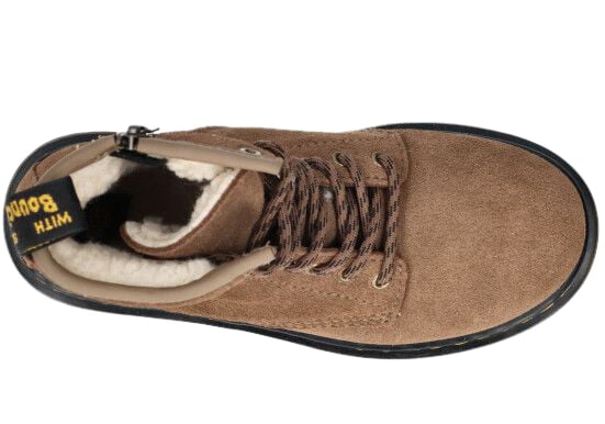 Dr. Martens Dr Martens 31960777 DARK KHAKI 1460 SERENA Bruin