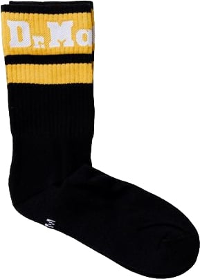 Dr. Martens Black Polyester Socks Zwart