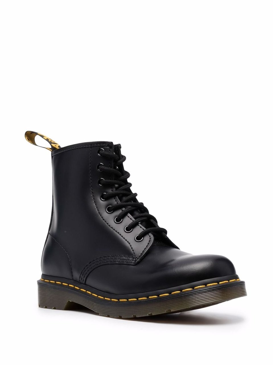 Dr. Martens 1460 Ankle-High Smooth Black Leather Boots Zwart