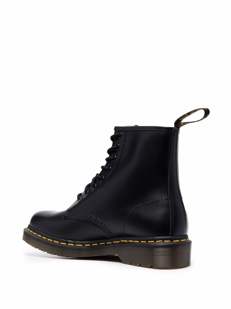 Dr. Martens 1460 Ankle-High Smooth Black Leather Boots Zwart