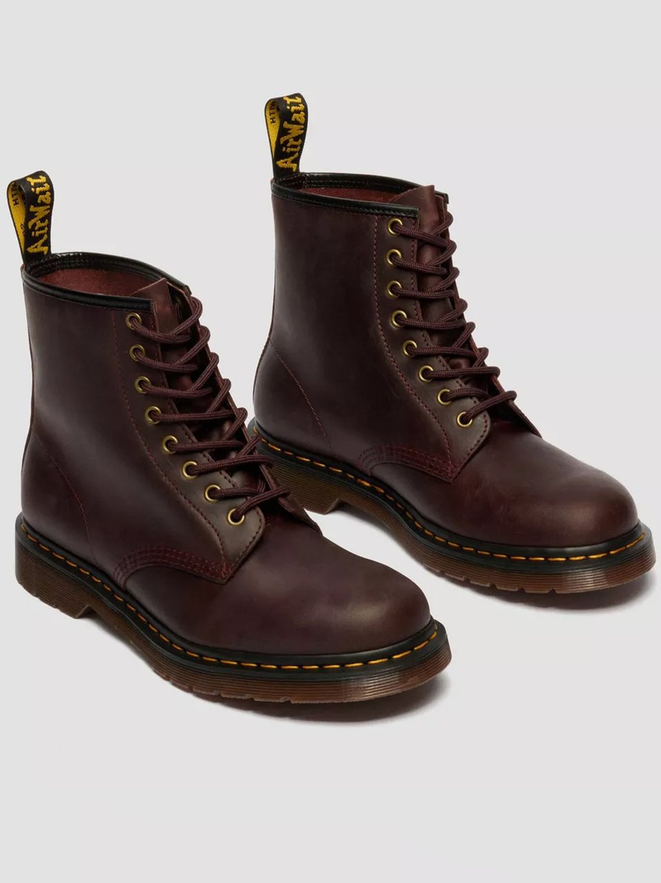 Dr. Martens 1460 Ankle-High Smooth Matte Leather Boots Zwart