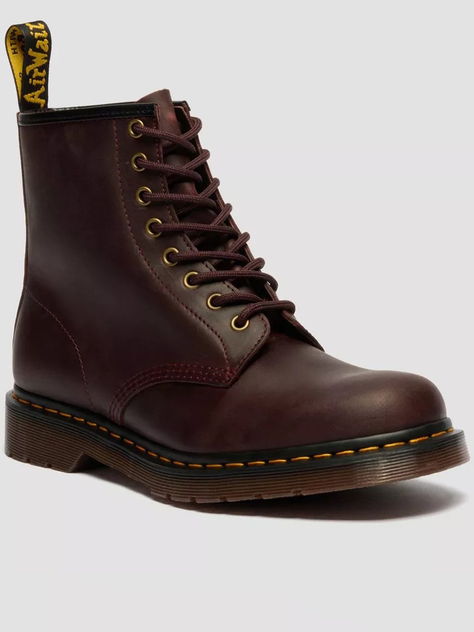 Dr. Martens 1460 Ankle-High Smooth Matte Leather Boots Zwart