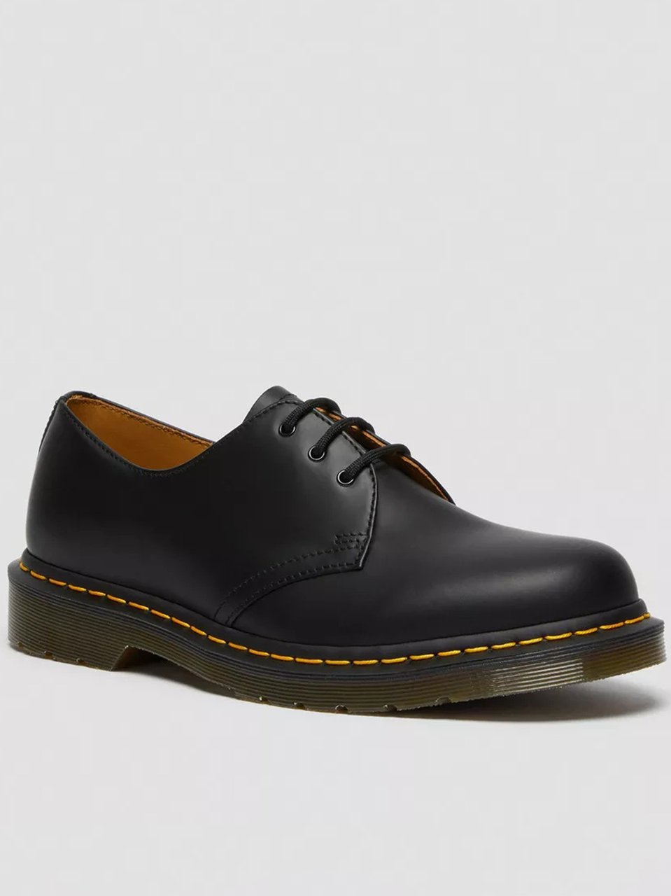 Dr. Martens Classic 1461 Low-Top Leather Rubber Shoes Zwart