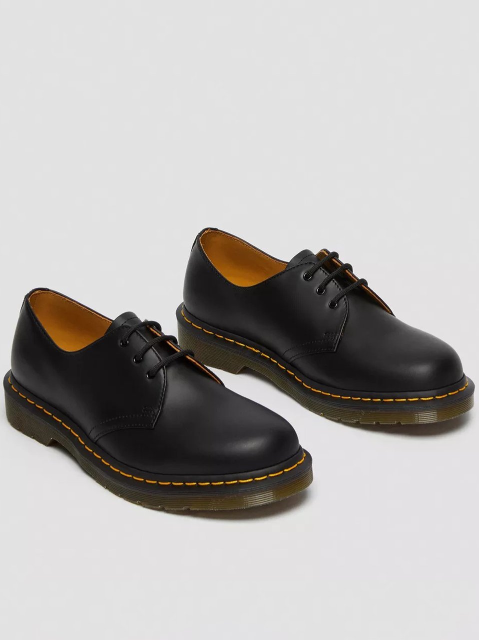 Dr. Martens Classic 1461 Low-Top Leather Rubber Shoes Zwart