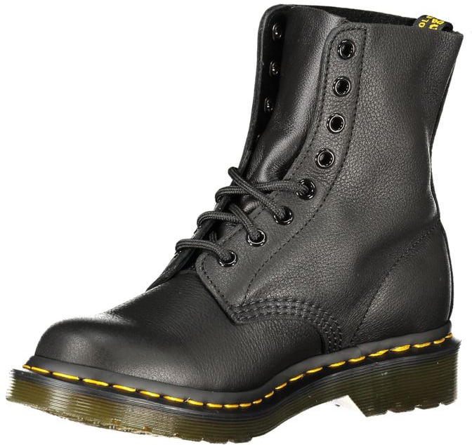 Dr. Martens Black Leather Unisex Boot Zwart