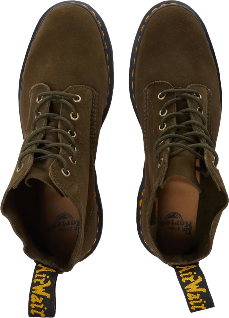 Dr. Martens 101 Repello Calf Suede Ankle Boots Groen