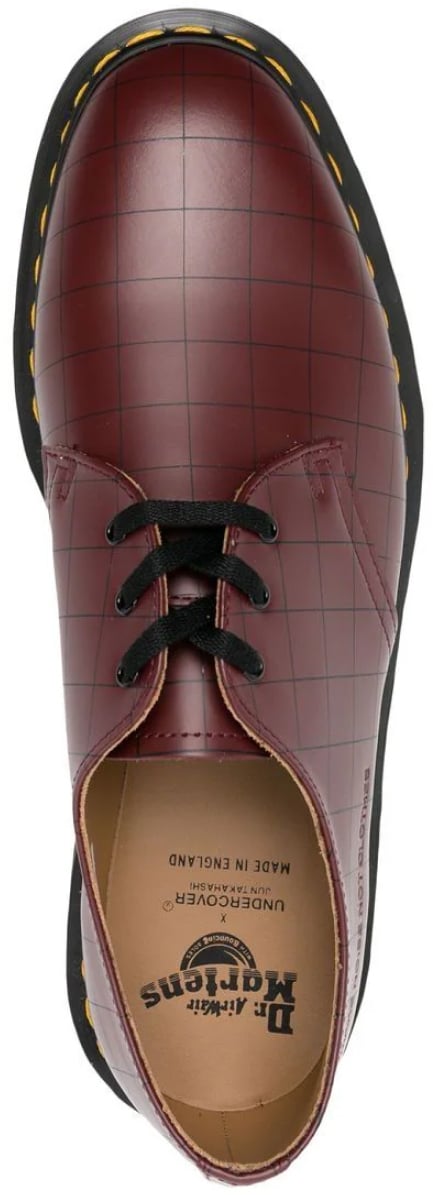Dr. Martens 1461 Check X Undercover Lace-up Derby Rood