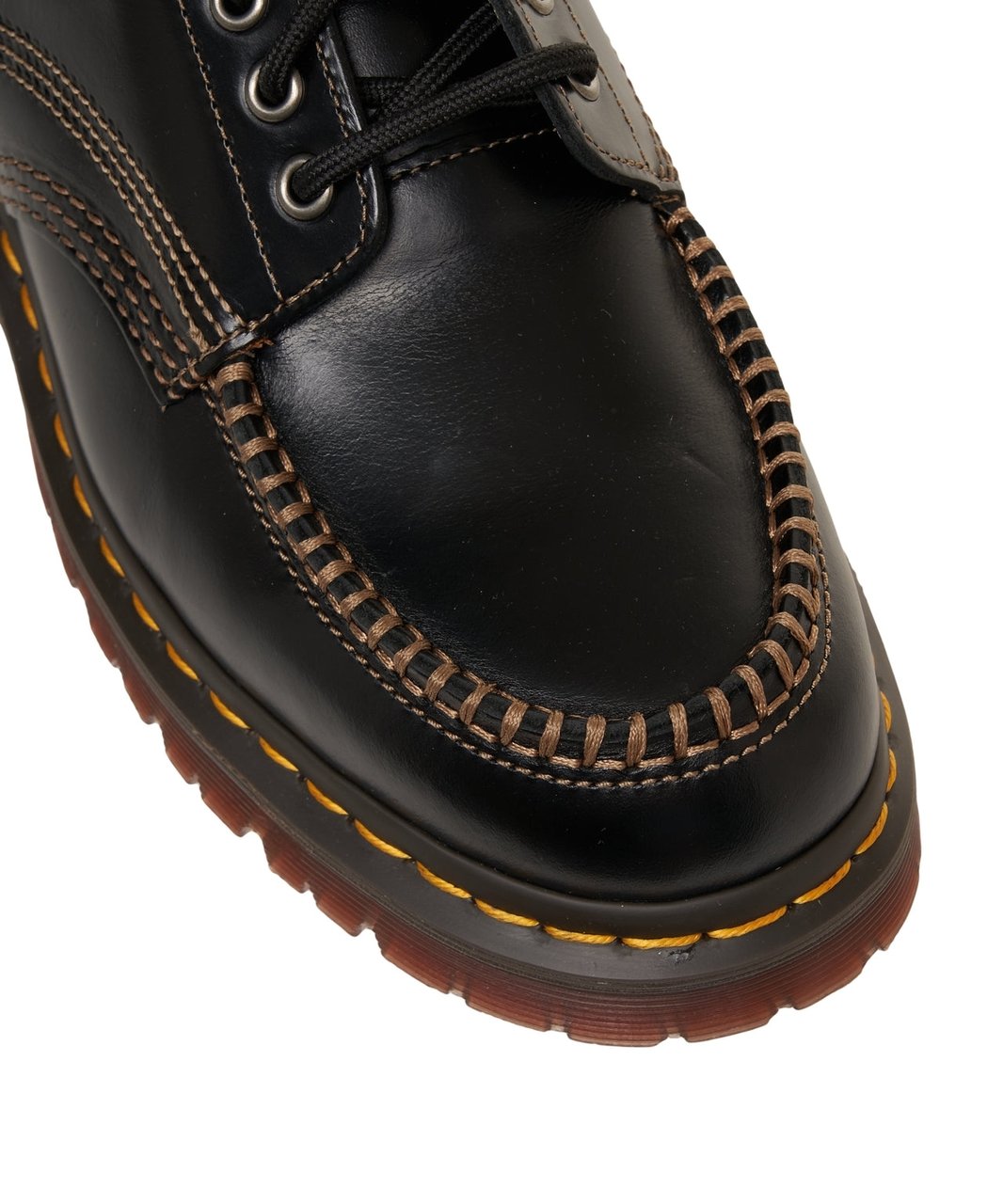 Dr. Martens Leather lace-up shoes 'Lowell' Zwart