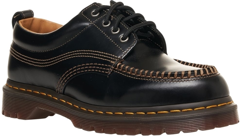 Dr. Martens Leather lace-up shoes 'Lowell' Zwart