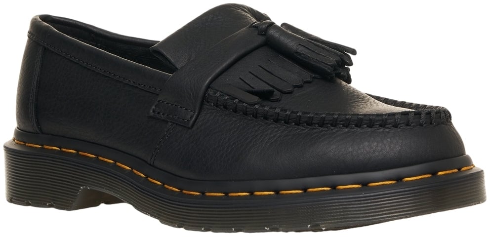 Dr. Martens Leather loafers 'Adrian YS' Zwart