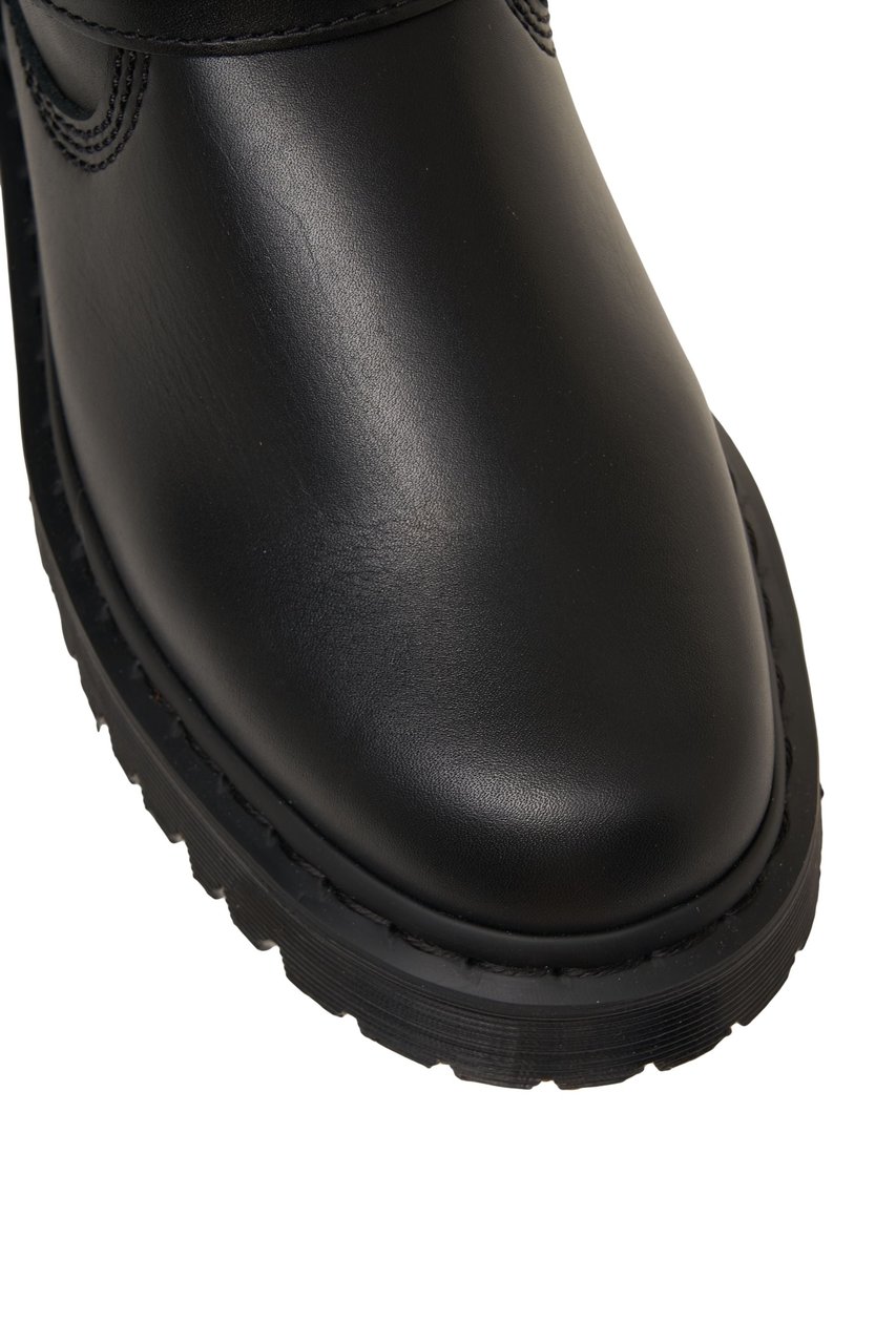 Dr. Martens Leather boots 'Anistone' Zwart