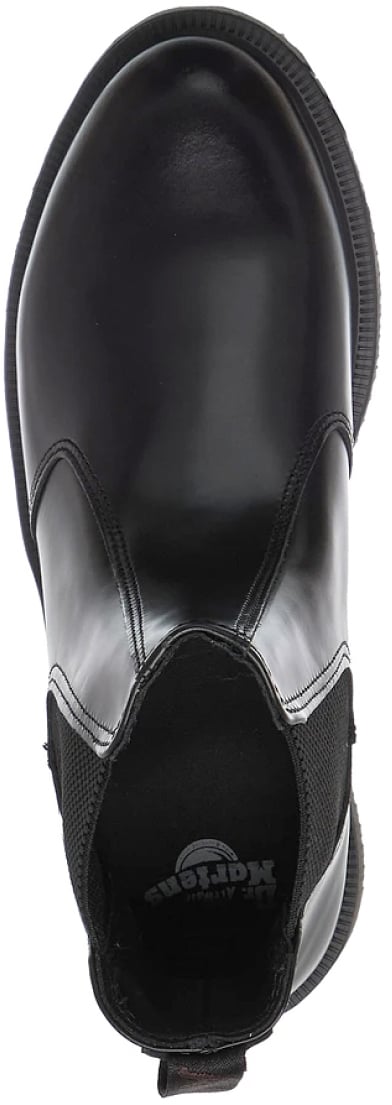 Dr. Martens Flora Smooth Polished Chelsea Boots Zwart