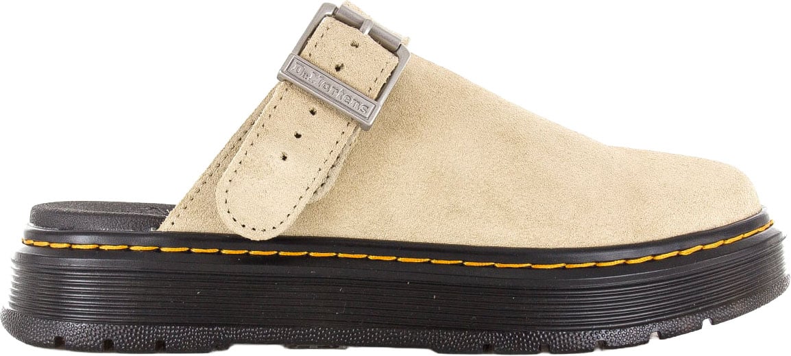 Dr. Martens Brookline Mule Bronx Suede Beige