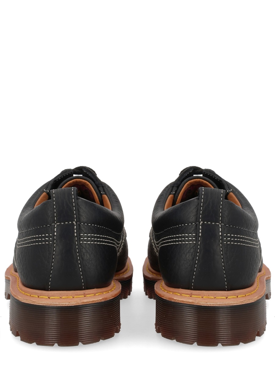 Dr. Martens Lowell Moc Toe Textured Loafers Grijs