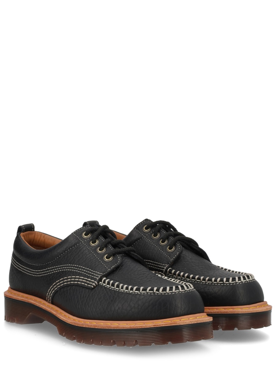 Dr. Martens Lowell Moc Toe Textured Loafers Grijs