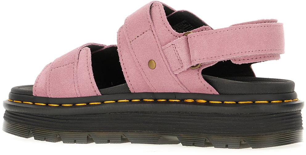 Dr. Martens Two-tone suede Zebzag sandals Divers