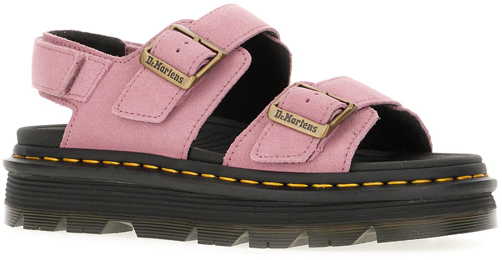 Dr. Martens Two-tone suede Zebzag sandals Divers