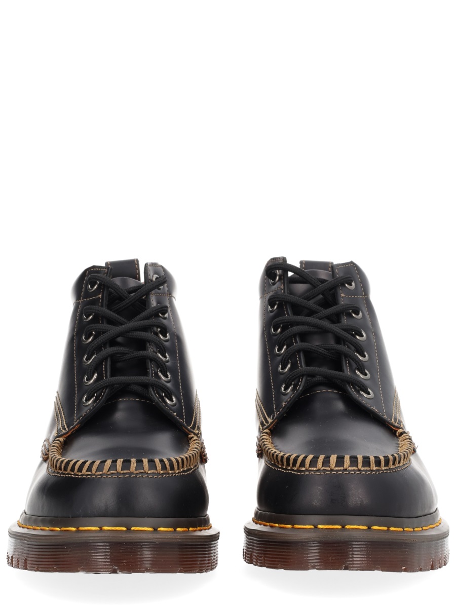 Dr. Martens Black Lowell Contrast Boots Zwart