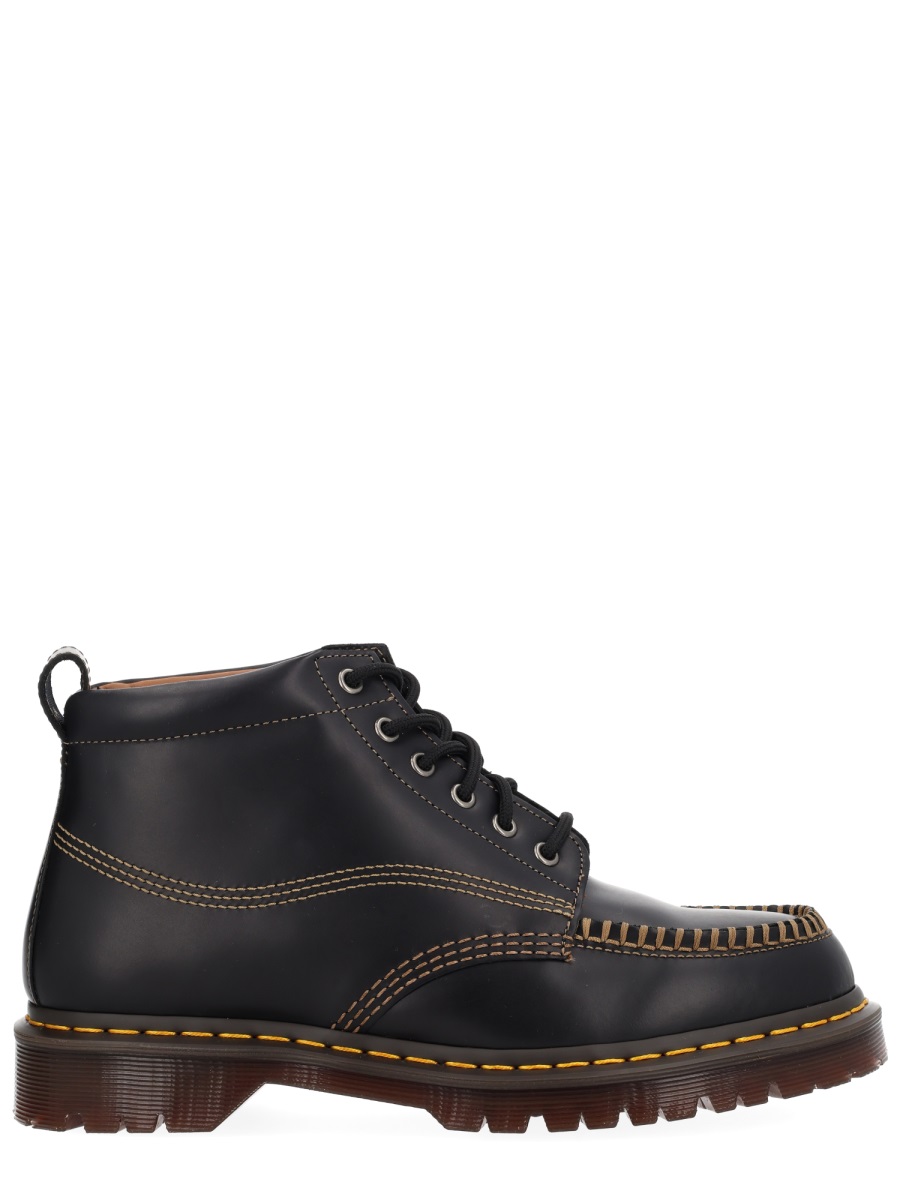 Dr. Martens Black Lowell Contrast Boots Zwart
