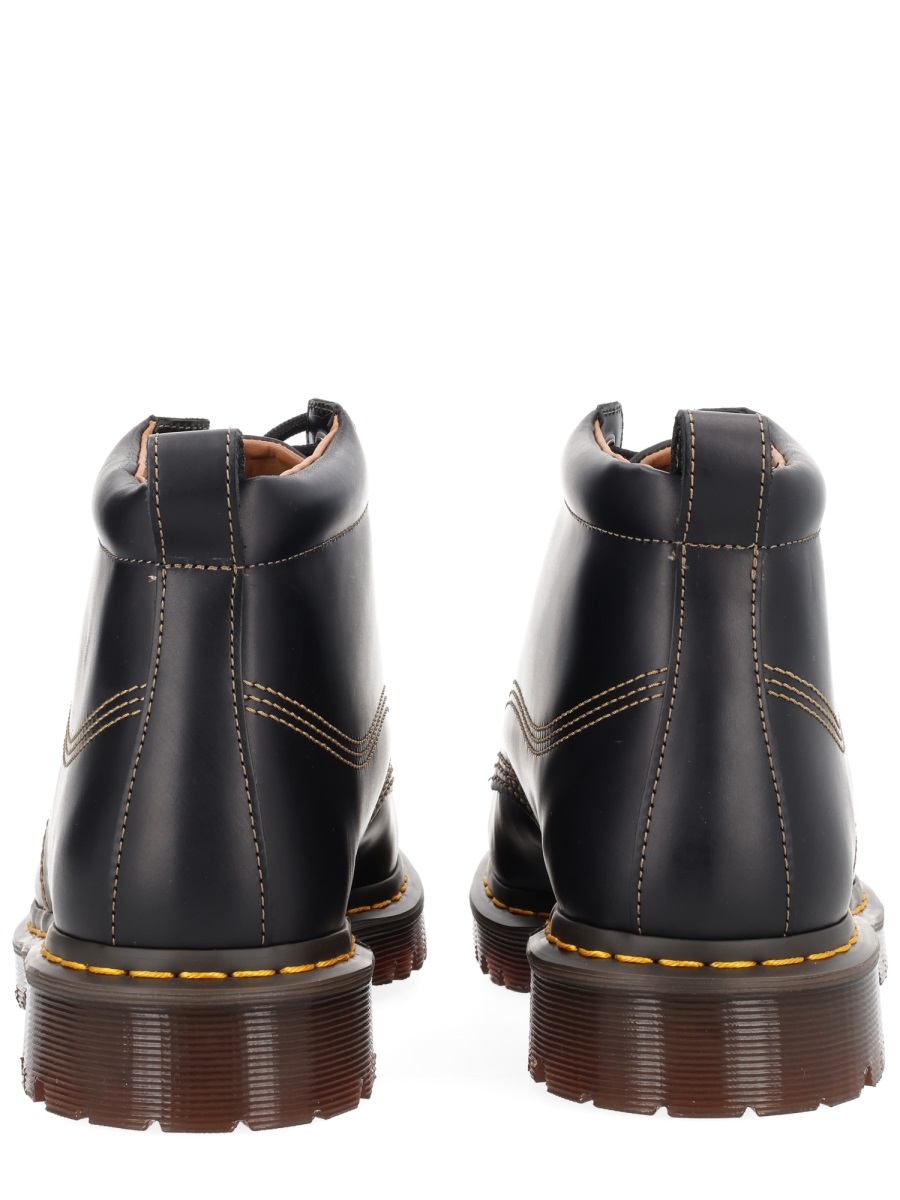 Dr. Martens Black Lowell Contrast Boots Zwart