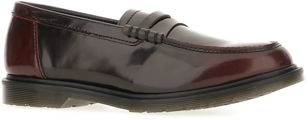 Dr. Martens Aubergine leather Mayfare loafers Paars