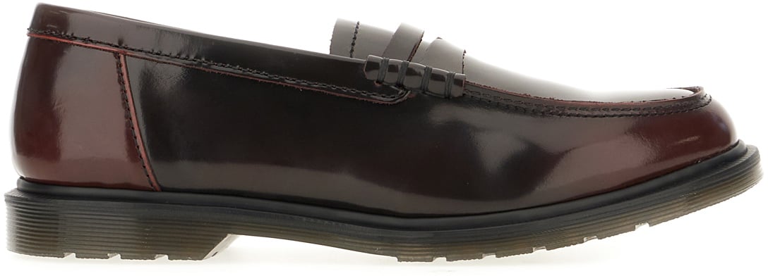 Dr. Martens Aubergine leather Mayfare loafers Paars