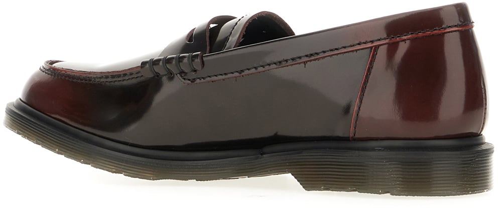 Dr. Martens Aubergine leather Mayfare loafers Paars