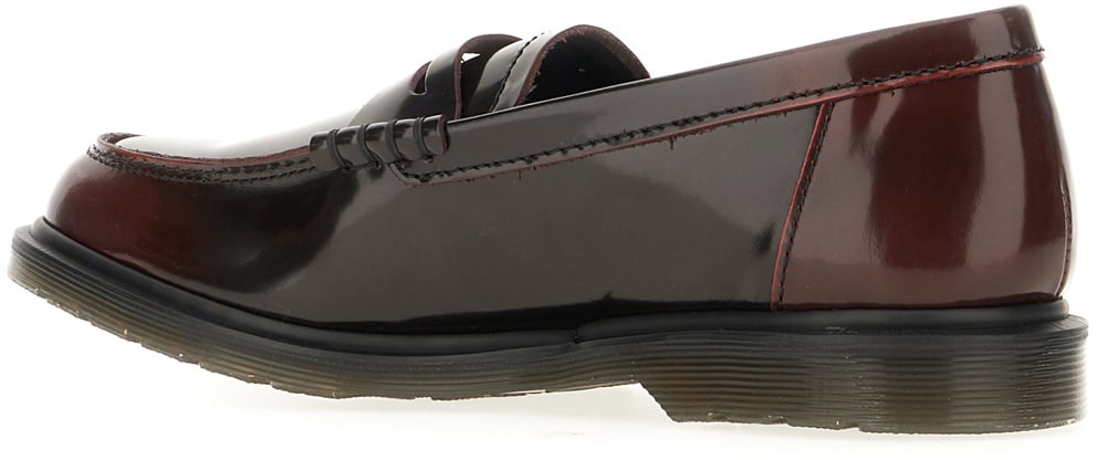 Dr. Martens Aubergine leather Mayfare loafers Paars